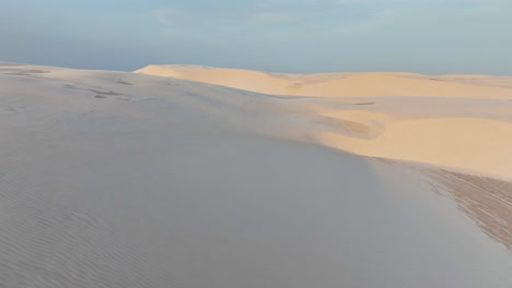 amazing panoramic view of lençois maranhenses on a sunny day, maranhão, brazil.