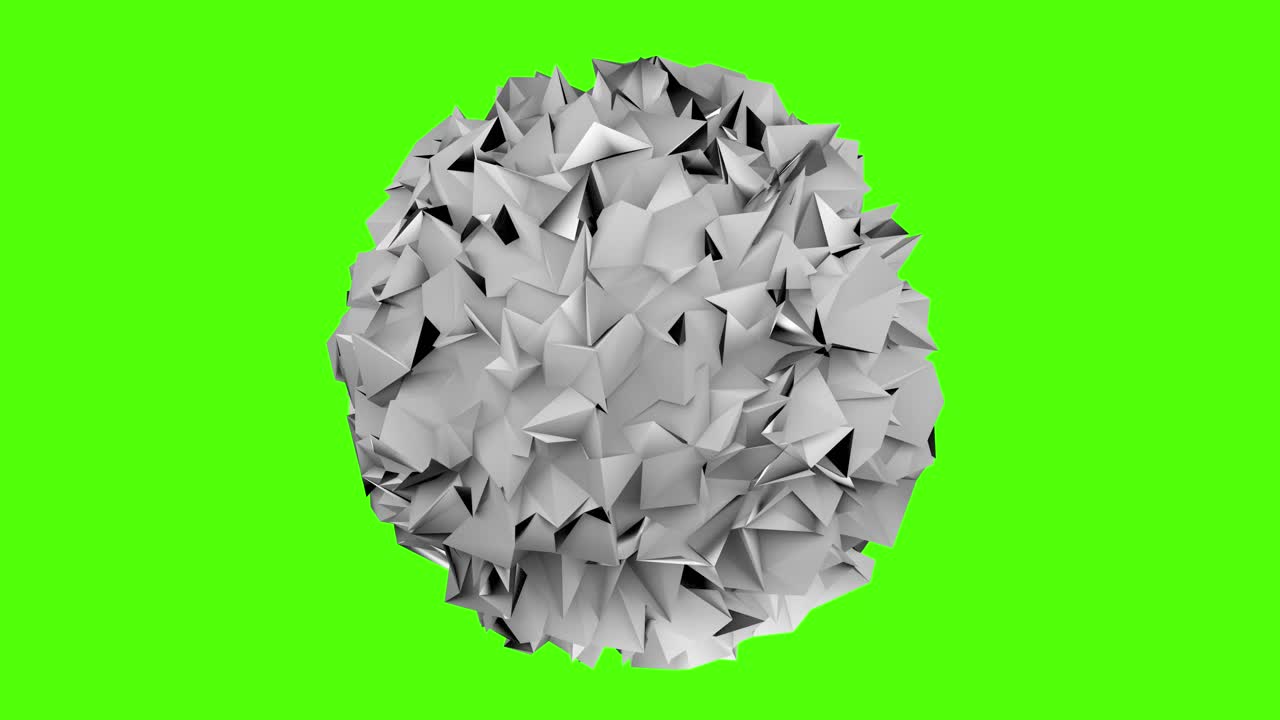 animación de plato giratorio de esfera 3d