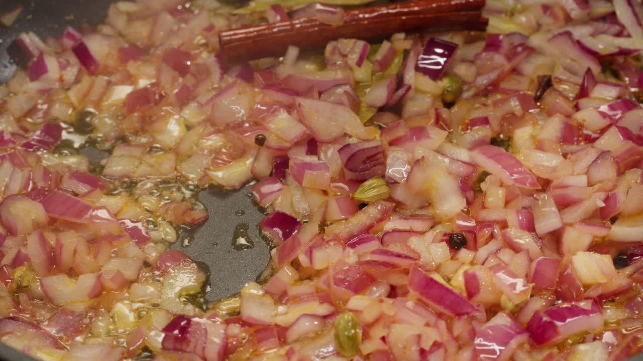 Sautéing Onions with Spices