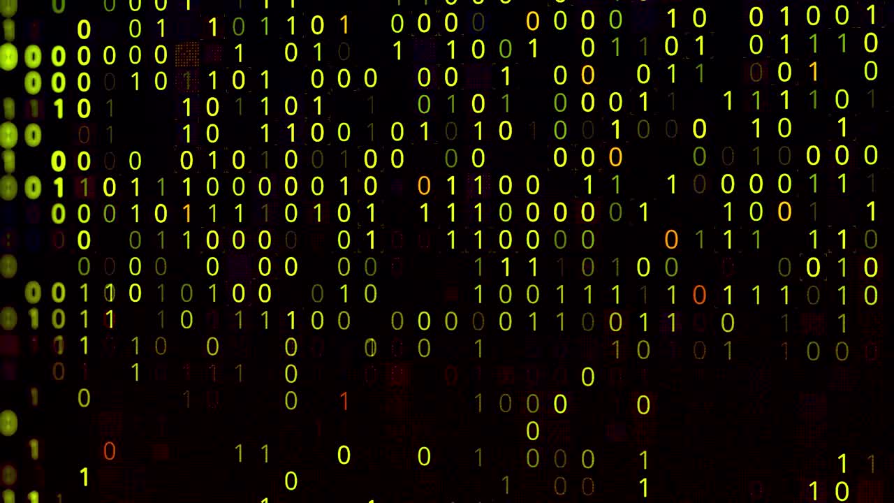 Binary Code Abstract Pattern
