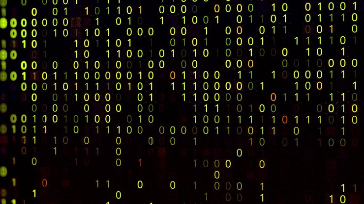 Binary Code Abstract Pattern
