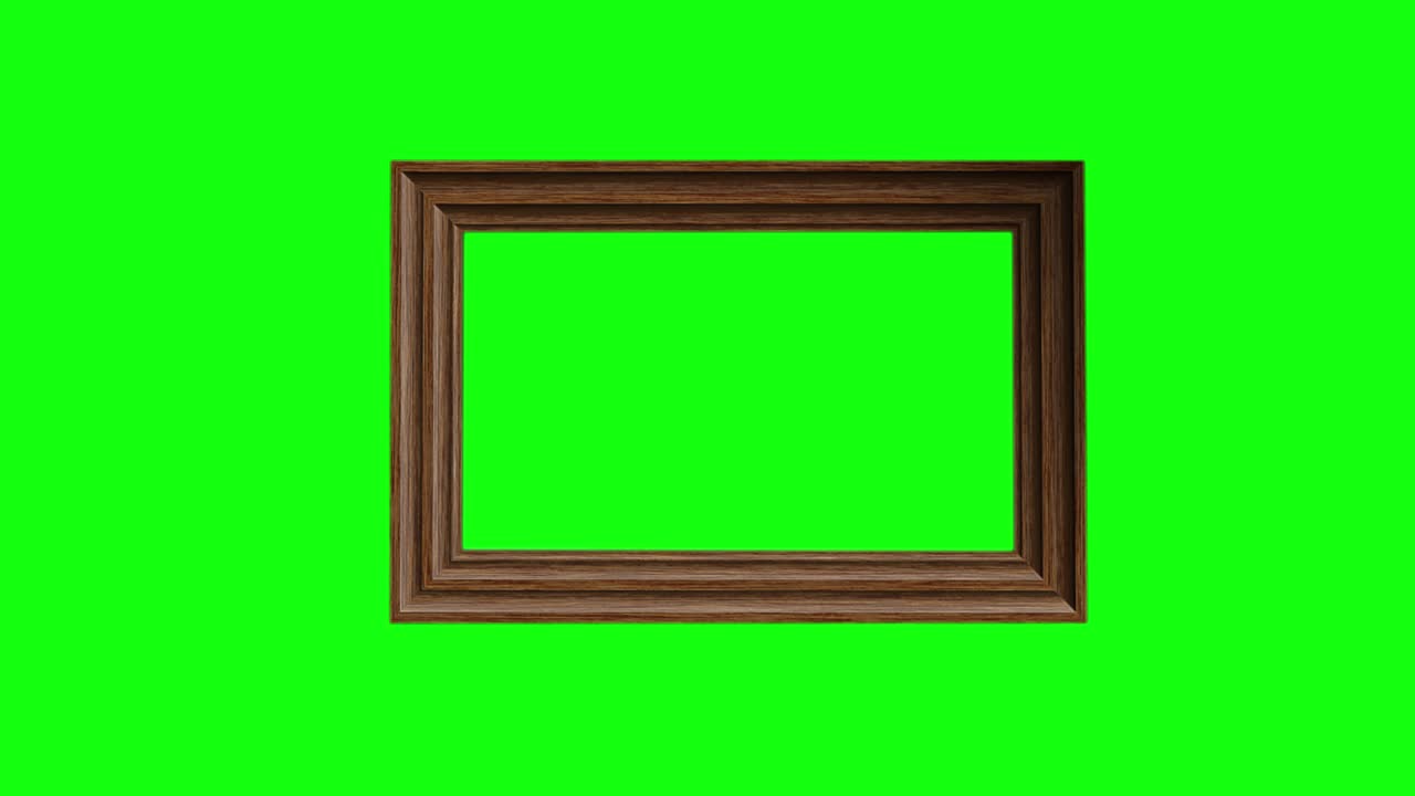 애니메이션 녹색 화면 프레임, 비디오 오버레이