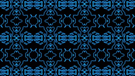 abstract blue geometric seamless pattern background. abstract stripes kaleidoscope loop. fast psychedelic colorful kaleidoscope vj background. disco abstract motion background. kaleidoscope effect