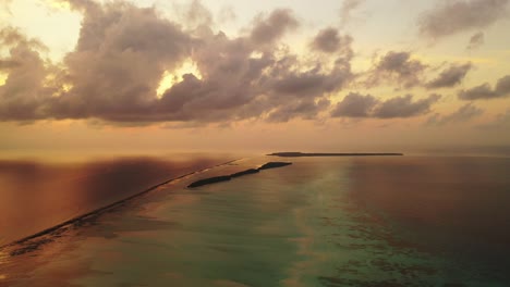 cinematic aerial seascape