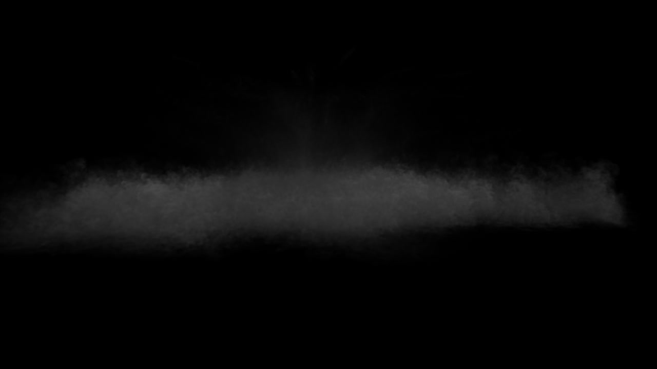 물 스플래시 및 안개 효과