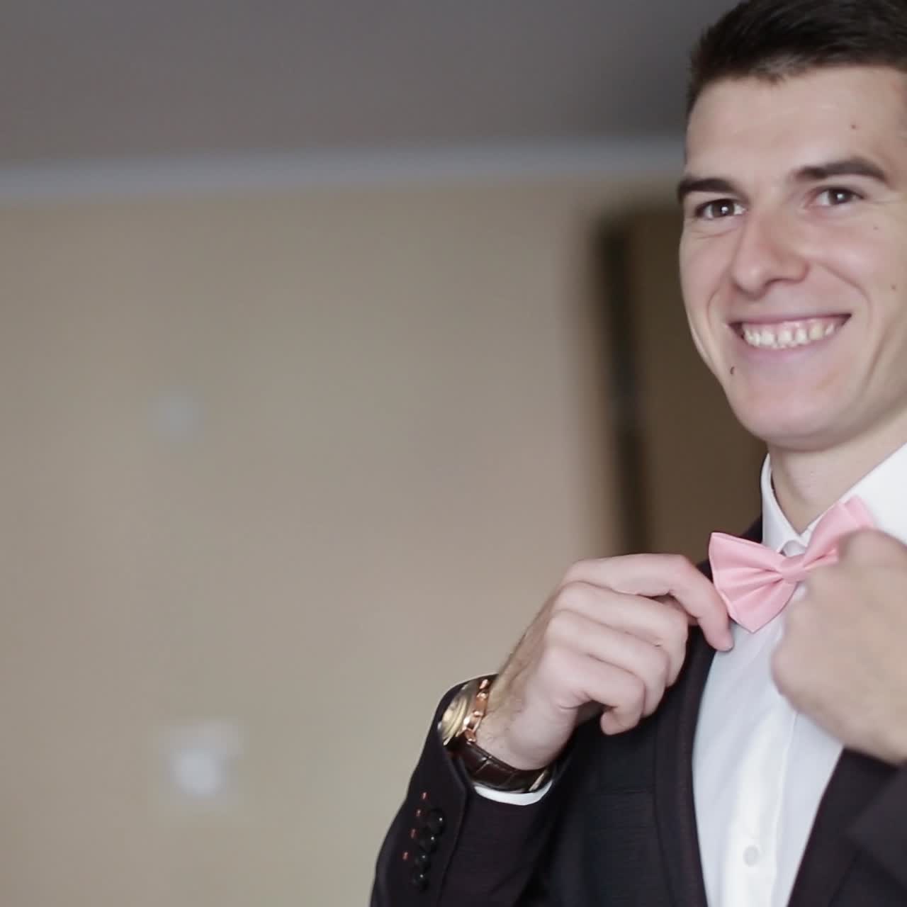Elegant Groom In Wedding Jacket