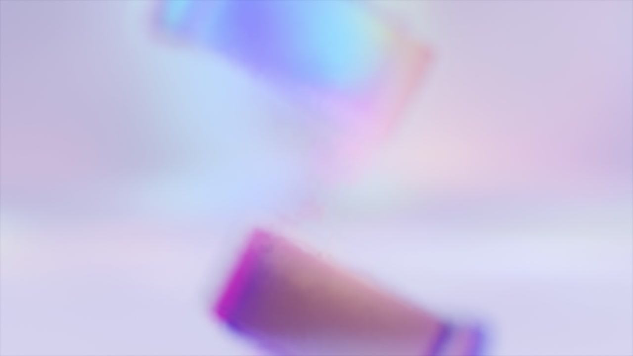 Abstract Geometric Shapes in Vibrant Colors