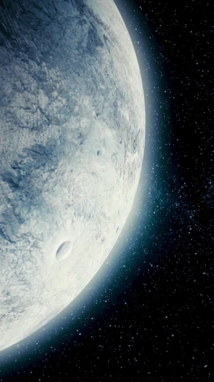 dos planetas en el espacio exterior