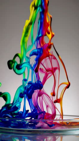 rainbow liquid art