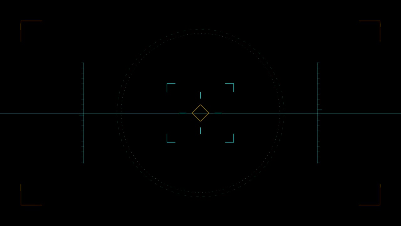 Digital Heads Up Display Interface with Targeting Reticle