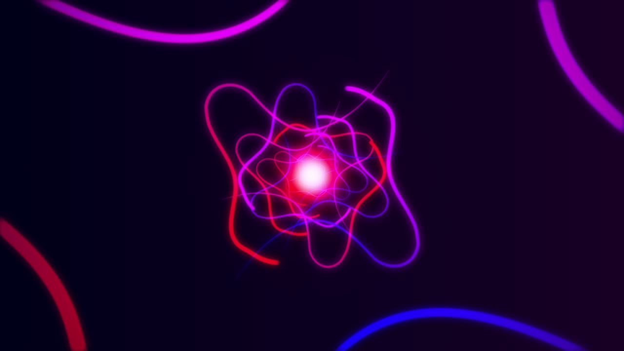 Neon motion background seamless loop