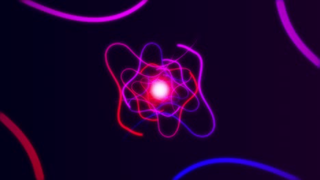 neon-hintergrund-bewegung nahtlose schleife