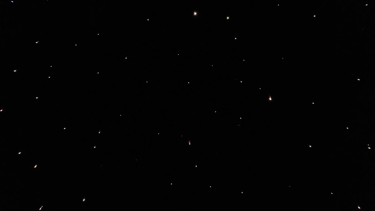 Night Sky Fireworks Display