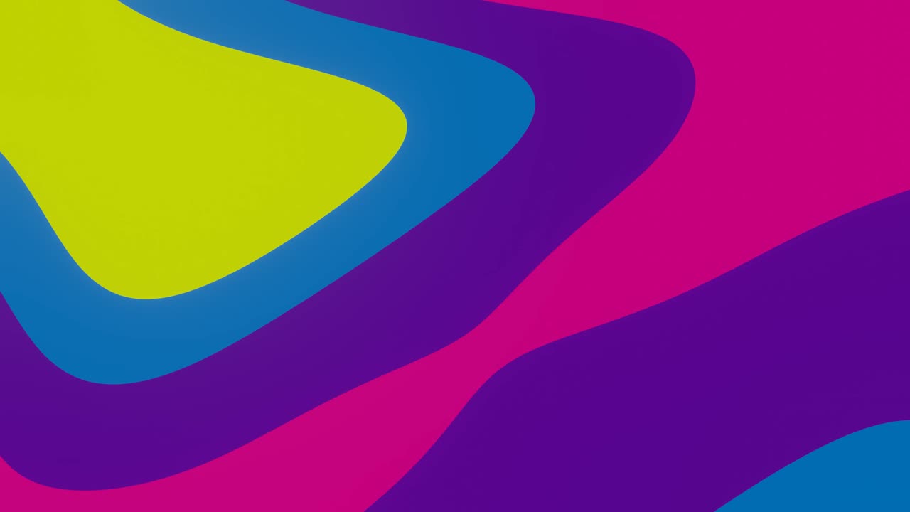 animación de estilo plano abstracto. bucle sin costuras