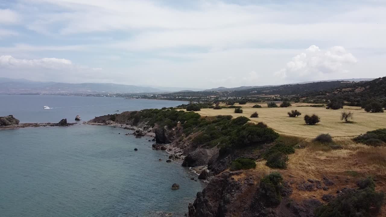 hermoso paisaje en la parte norte de chipre