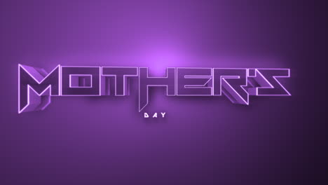 Vibrant-purple-neon-Mothers-Day-text-on-a-background