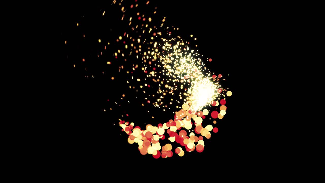 추상적인 불꽃놀이 폭발