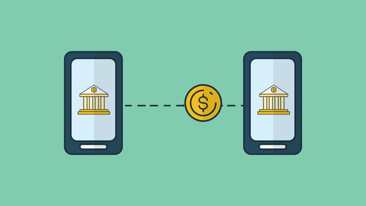 smartphone with ecommerce application animation