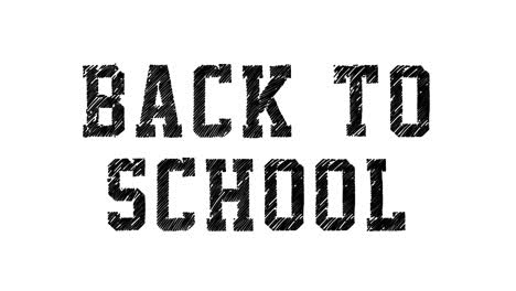 Animation-of-back-to-school-text-on-white-background