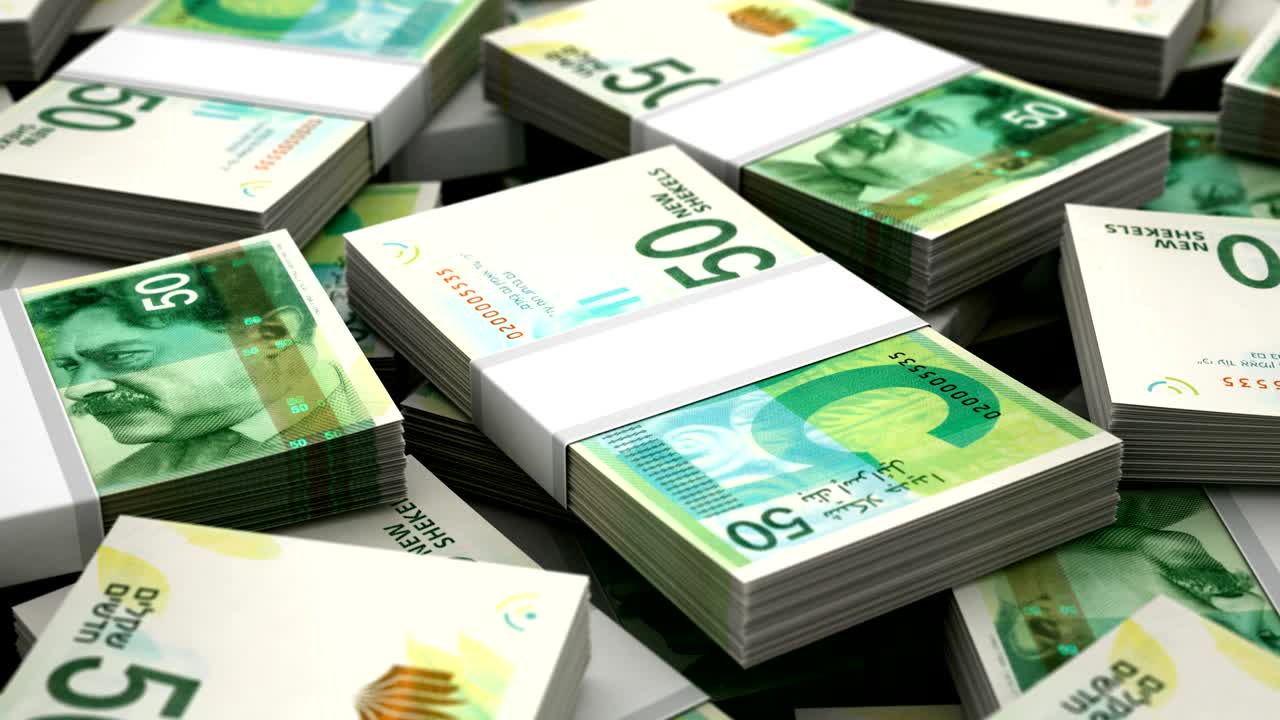 pila de nuevo shekel israelí