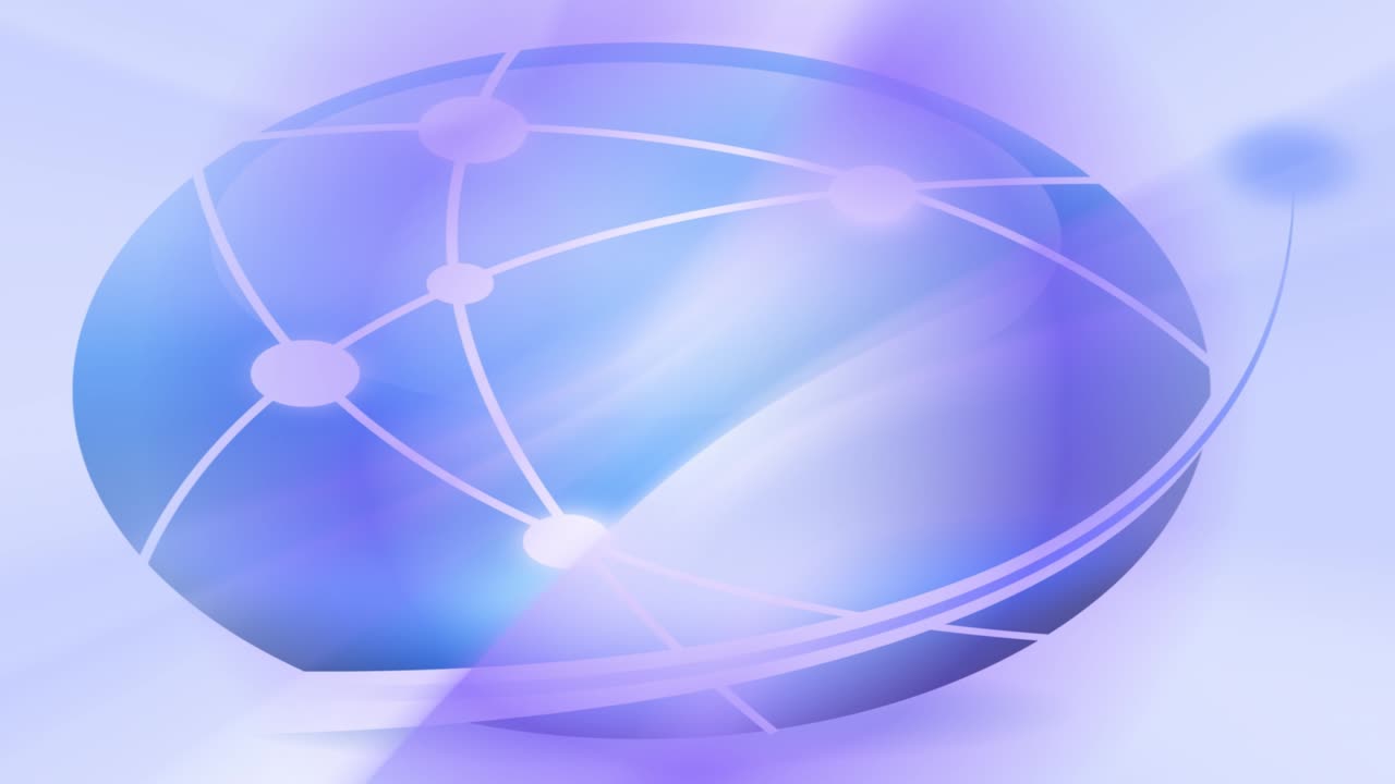 디지털 클라우드 애니메이션 소셜 네트워크 미래 기술 뉴스 배경 모션 비디오