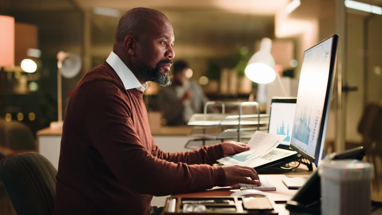 Man working in office