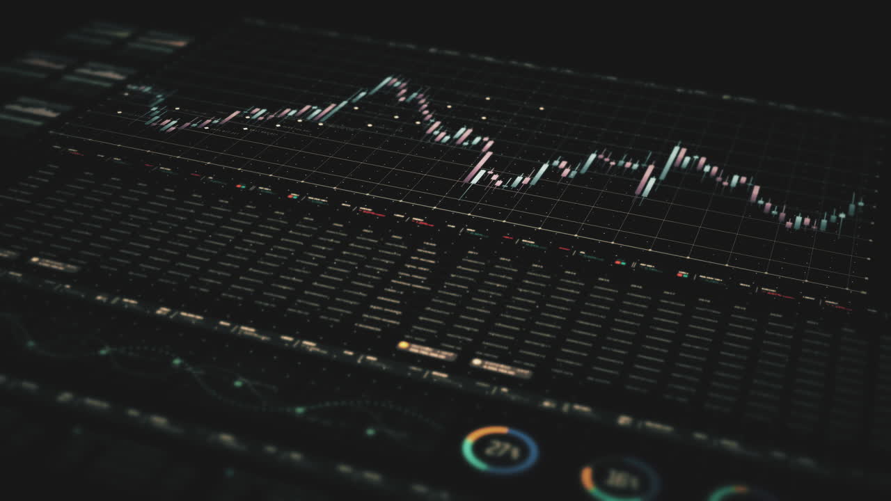 visuales de datos dinámicos para gráficos de información de negocios, gráficos animados y conocimientos basados en datos para una maqueta de reunión de negocios
