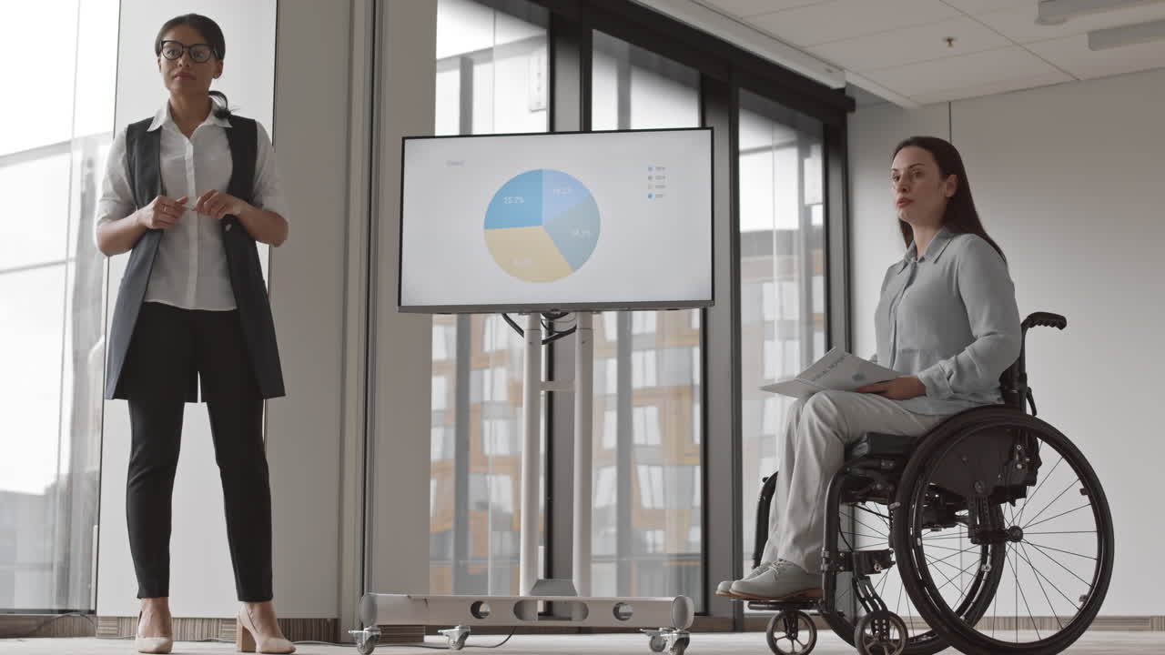 Two Businesswomen Presenting Their Business Project