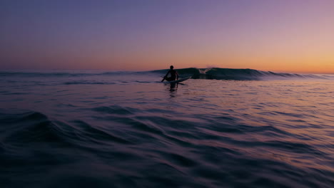 surfing and underwater serenity at twilight