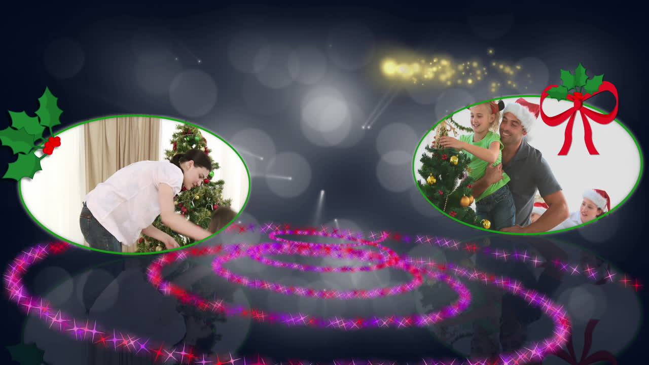 animación en espiral y familiar