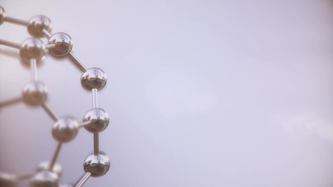 Abstract depiction of network data flow / molecular behavior.