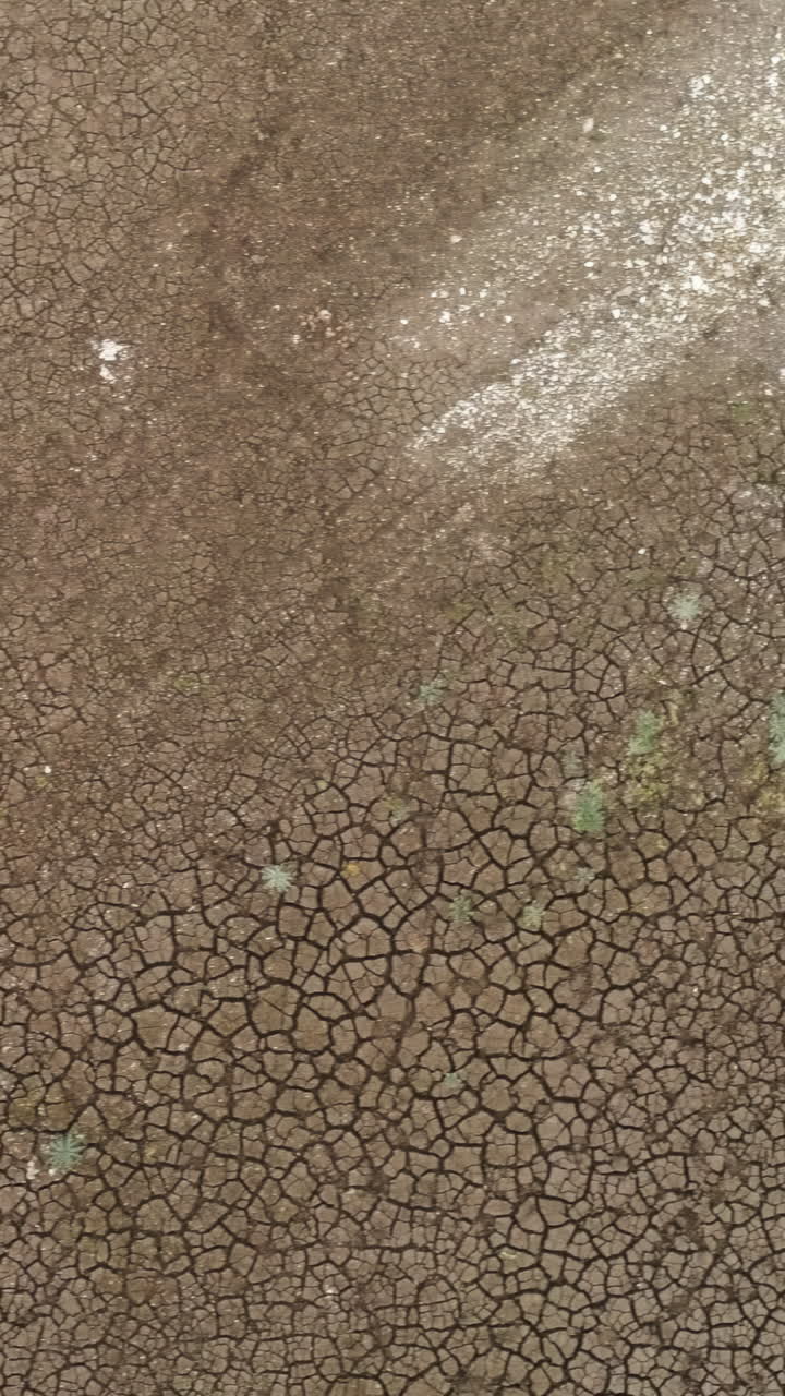 tierra agrietada seca