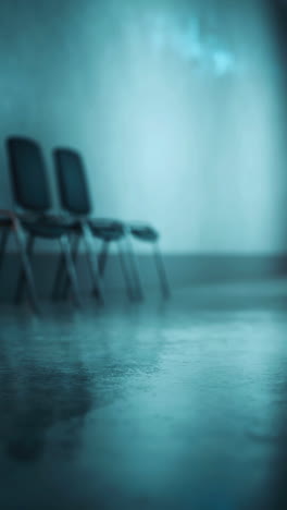 empty chairs in a waiting room