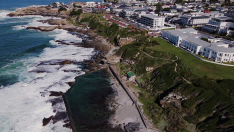 Drone-view-of-attractive-holiday-town-Hermanus-overlooking-the-Atlantic