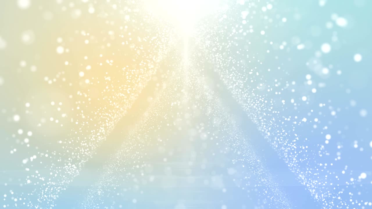 Particles pastel color business clean bright glitter bokeh dust abstract background loop