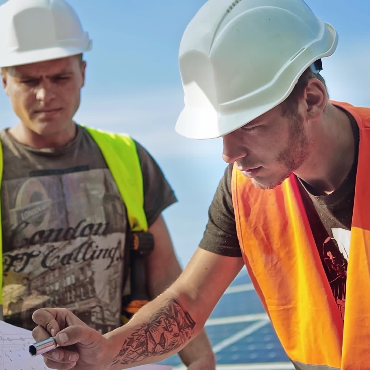 Engineers planning ecology project