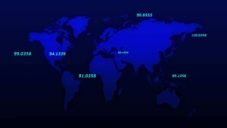 gráfico de casos de covid-19 en comparación con el mapa mundial