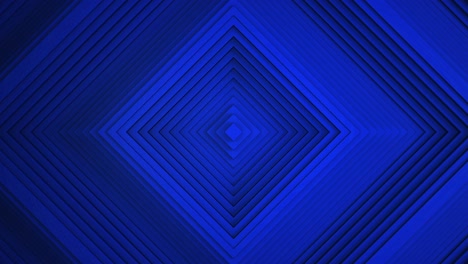 Sequential movement of the dark blue rombov rings. The concept of wave and motion. Minimalistic 3d business background. A game of shadows. The pattern