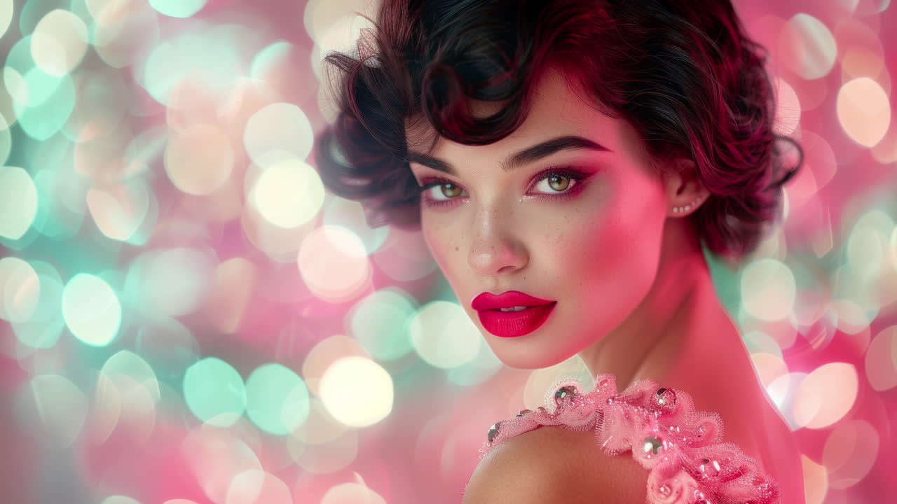 tecnología femenina con auriculares vr en hecho con ai