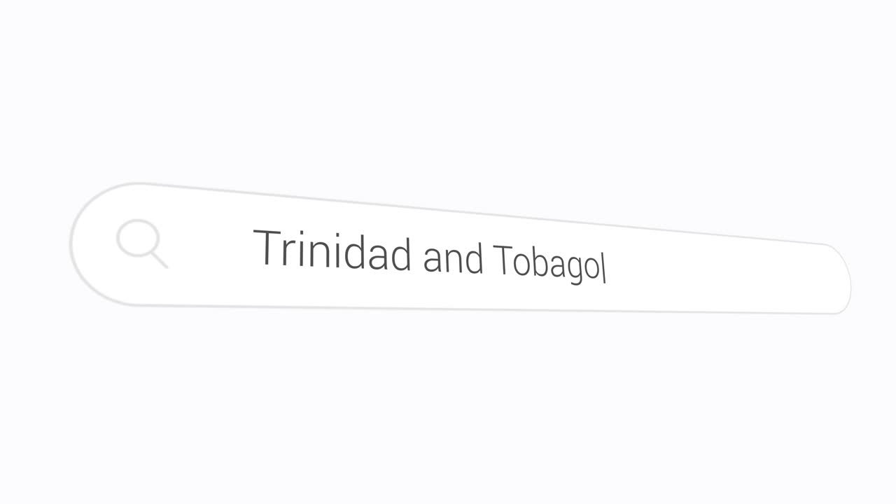 Trinidad And Tobago In The Search Box - Country In The Caribbean