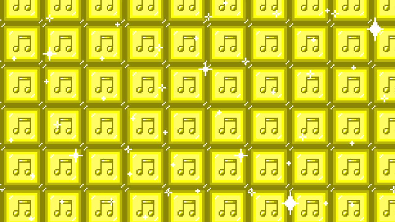 Pixel art tile eighth notes Looping animated background. 1080p (3).mp4