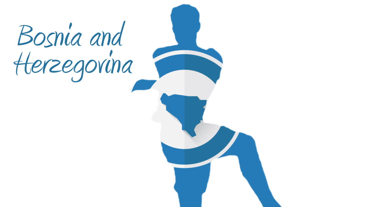 animación de la copa del mundo de bosnia 2014 con jugador