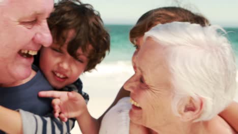 Young-kids-with-grandparents-in-piggyback