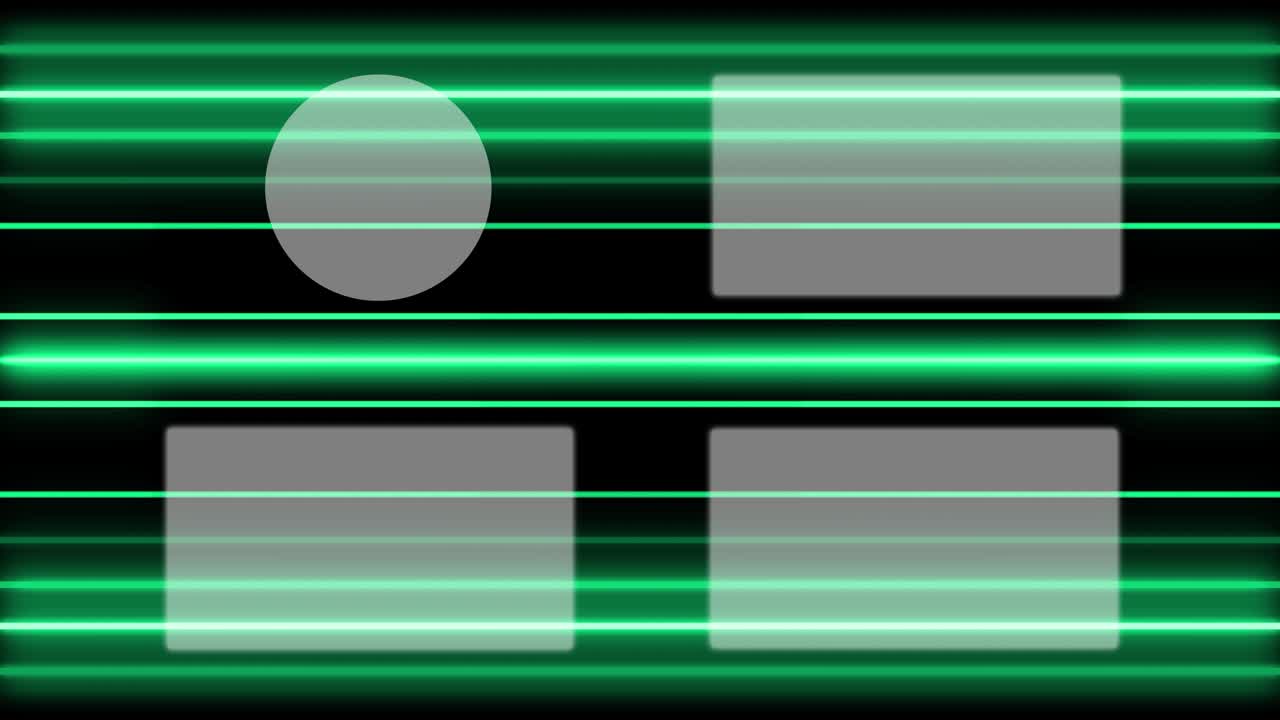 patrón de signo de neón tarjeta de finalización pantalla de finalización gráficos de movimiento