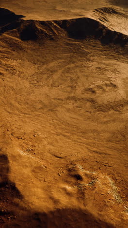 aerial view of the martian surface