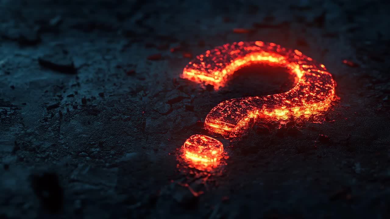 Burning Question Mark