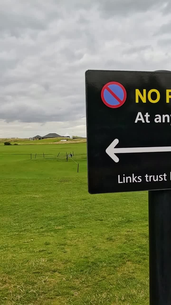 Segnaletica al campo da golf di St Andrews