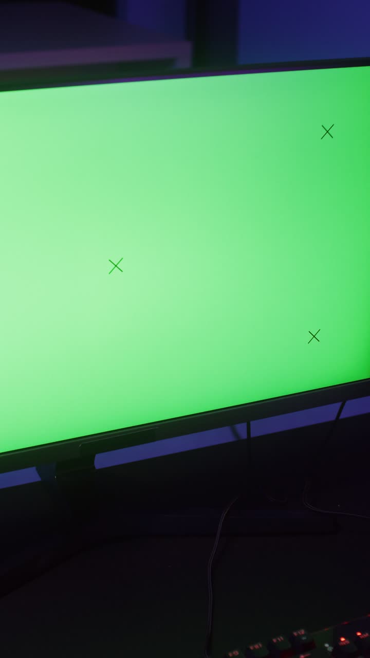 Green Screen Monitor Setup