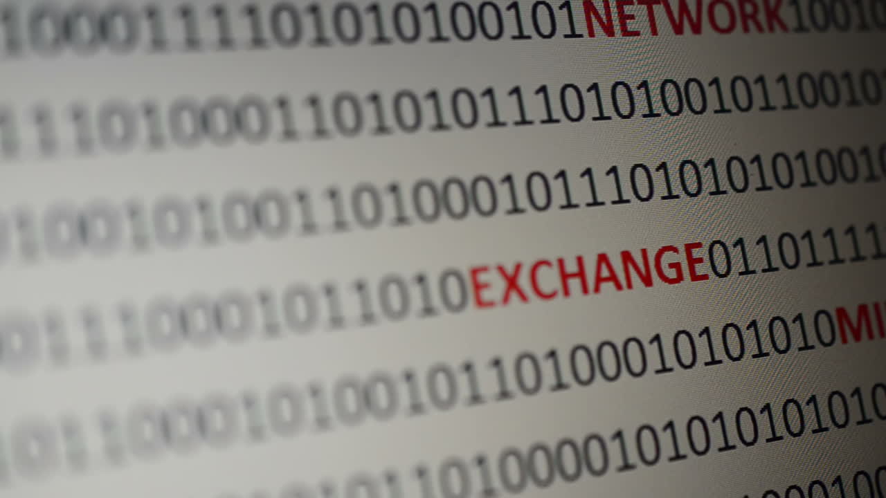 Cryptocurrency on a digital background. Background from a program code and cryptocurrencies