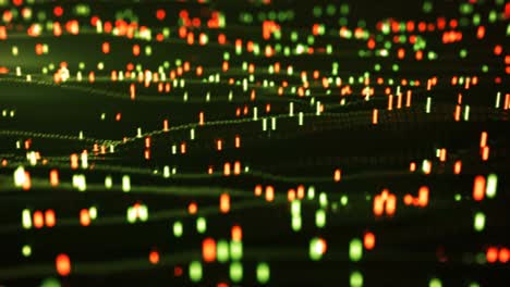 matriz de datos grande de bucle sin costuras animación de renderizado en 3d